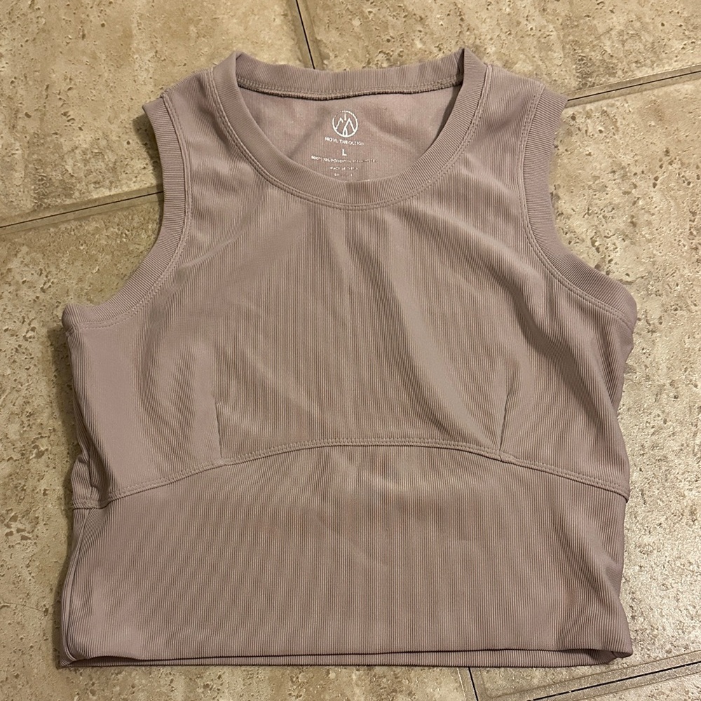 Elegant Mauve Tank Top